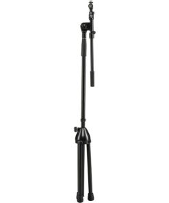 K&M 210/9 Tripod Microphone Stand with Telescoping Boom (Black)