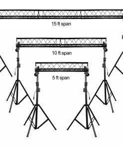 ProX T-LS35C Complete Portable Multi-Size Triangular Lighting Truss System