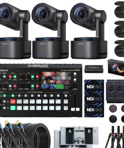 Live Streaming PTZ Cameras / AI Tracking ( No Computer/Preview Monitor ) Package