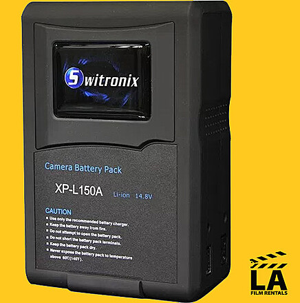 Switronix XP-L150A Gold-Mount Lithium-Ion Battery 150 w/ Charger