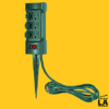 BESTTEN Outdoor Power Strip with Covers and Overload Protection Switch, Double S
