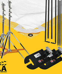 Matthews Overhead Snap-A-Part Frame - 6x6' Package w/ Stands + Silk
