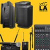 (2) Bose F1 812 Powered Speakers w/ Sub PA/Mixer/Mic Package