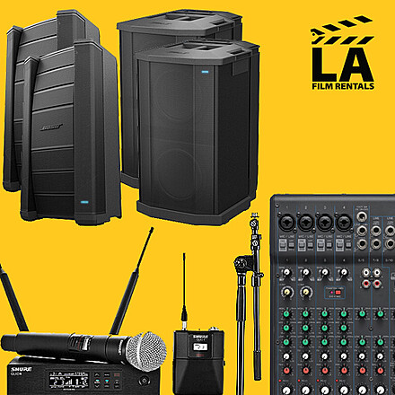 (2) Bose F1 812 Powered Speakers w/ Sub PA/Mixer/Mic Package
