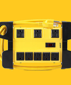 ZESEN 8 Outlet Heavy Duty Metal Workshop Surge Protector