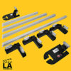 8x8' Outdoor Diffusion Overhead Package with Stands