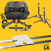 Dana Dolly Package with 4', 8', or 12' Track & 3 Stands (No Tripod Head)