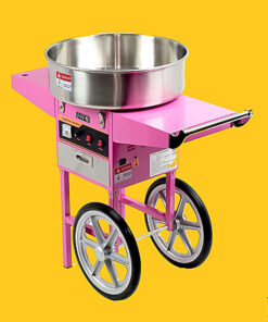 VIVO Cotton Candy Machine Cart with Bubble Shield