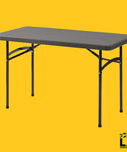 Sandusky 2 ft. L x 4 ft. W Brown Plastic Folding Table