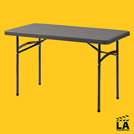 Sandusky 2 ft. L x 4 ft. W Brown Plastic Folding Table