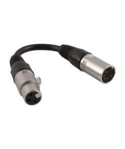 Chauvet DJ DMX3F5M Three-Pin Female to Five-Pin Male Adapter