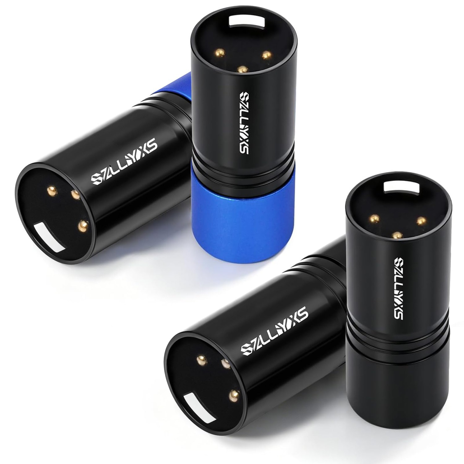 Four-Pack 120-Ohm Three-Pin DMX Terminators