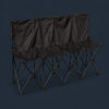 4-person folding sports sideline bench by Trademark Innovations