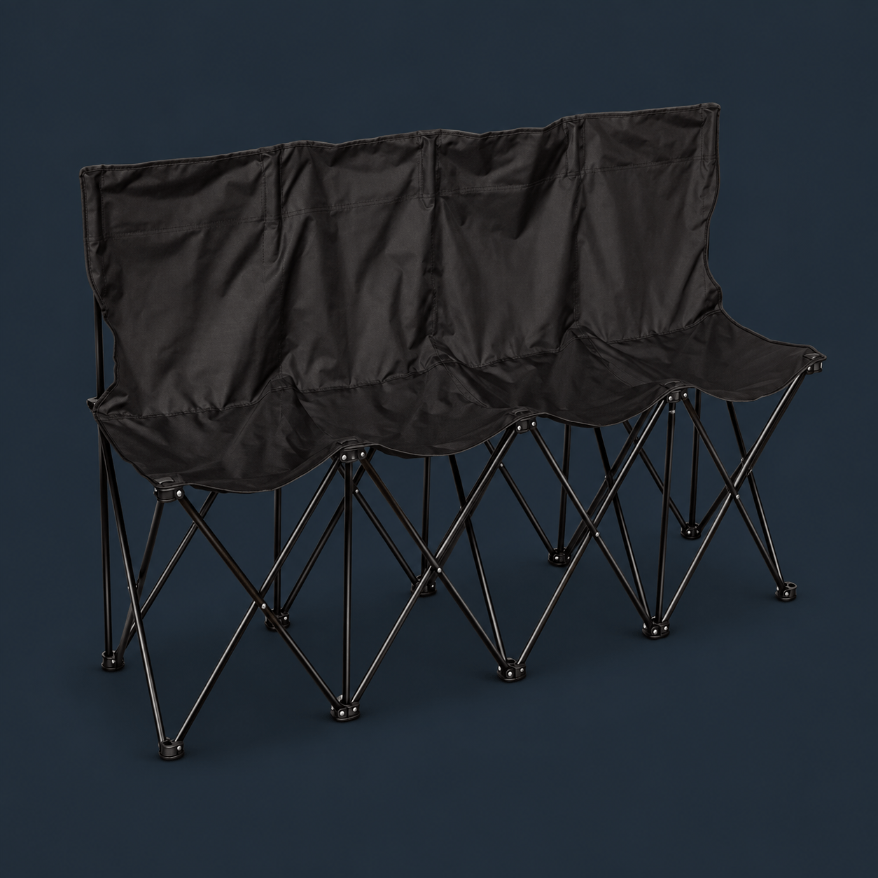 4-person folding sports sideline bench by Trademark Innovations