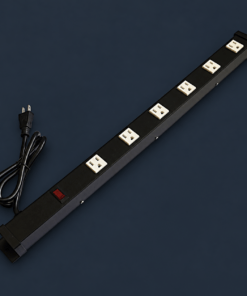 Opentron OT2063 Metal Surge Protector Power Strip with 6 outlets