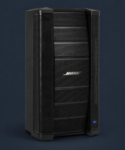 Bose F1 Model 812 Full Range Set with stands in a studio