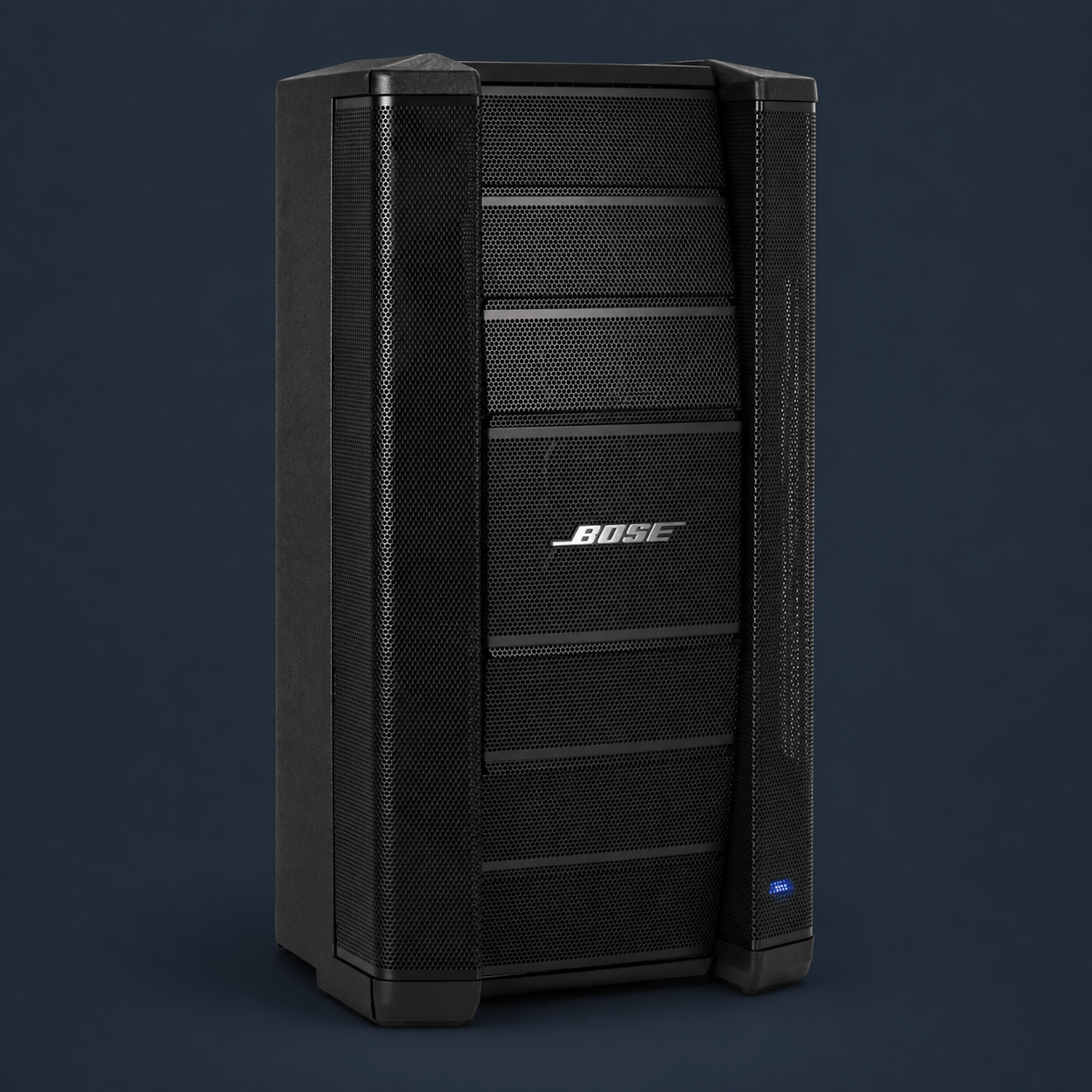 Bose F1 Model 812 Full Range Set with stands in a studio