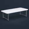 Kid's granite white plastic folding table for activities