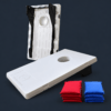 Portable all-weather cornhole set with bean bags