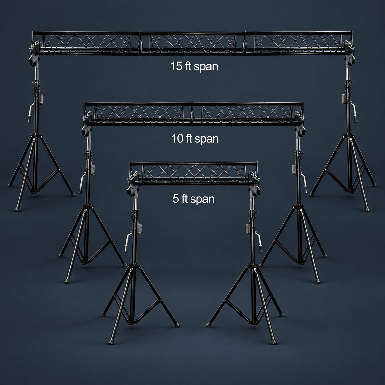 ProX T-LS35C triangular lighting truss system setup