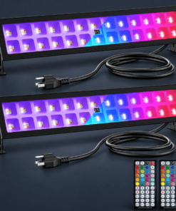 Onforu 48W LED Black Light Bar for events