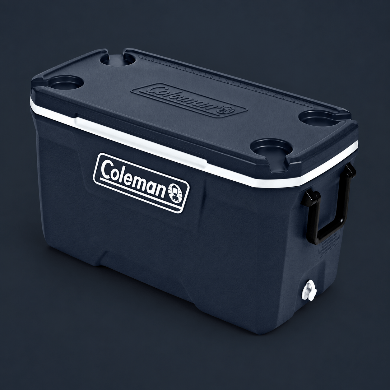 Coleman 120-Quart Hard Cooler with drinks
