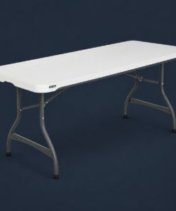 Lifetime 80306 Commercial Stackable Folding Table in white
