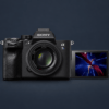 Sony a7S III mirrorless camera with accessories