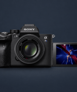 Sony a7S III mirrorless camera with accessories