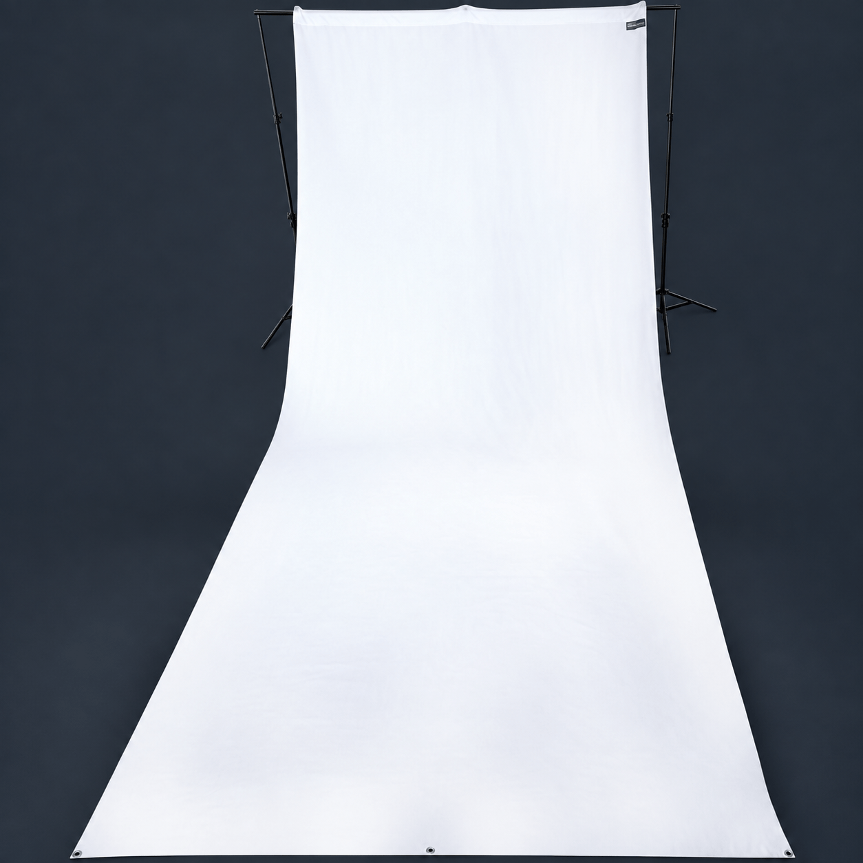 Westcott Wrinkle-Resistant Polyester Backdrop in high-key white