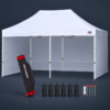 ABCCANOPY Easy Pop Up Canopy Tent 10x20 with sidewalls for outdoor events