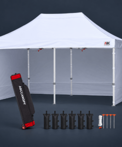 ABCCANOPY Easy Pop Up Canopy Tent 10x20 with sidewalls for outdoor events