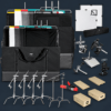 Gaffer’s 1/2 Ton Grip Package with stands and accessories.