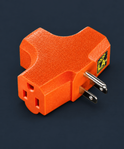 3 PLUG OUTLETS - Extender turns one grounded outlets into three, Accepting Both