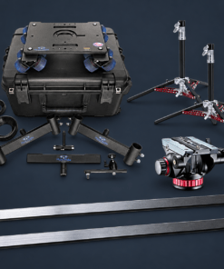 4', 8', or 12' Dana Dolly Package with Track Kit & 2 Stands & Manfrotto 502 Head