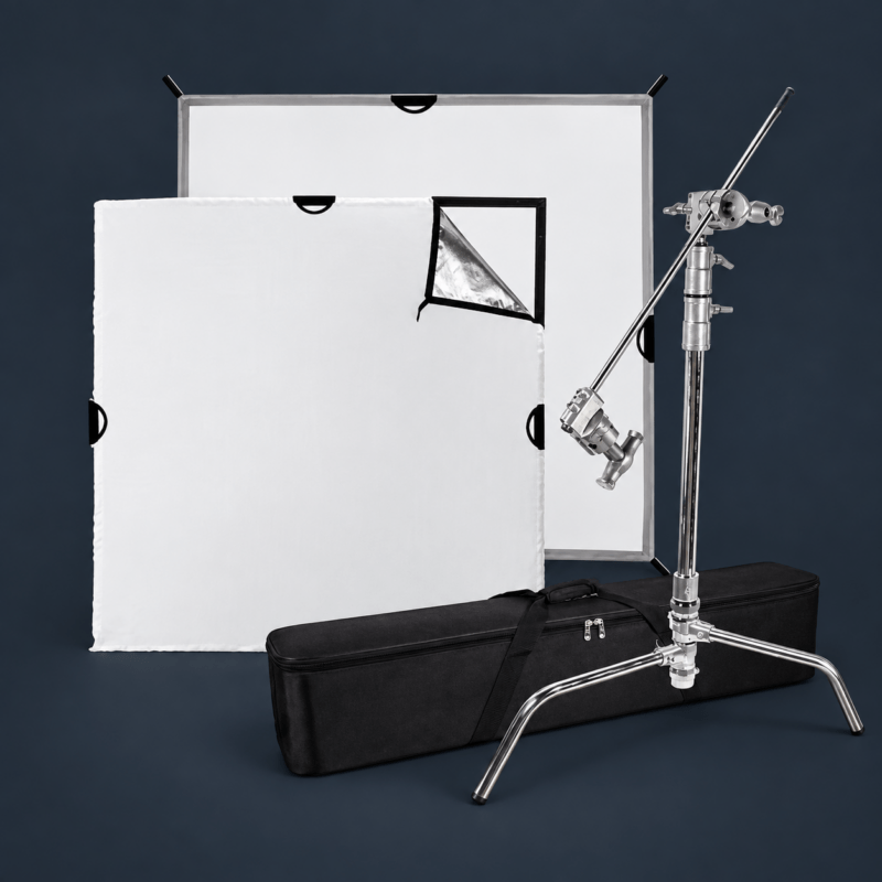 4X4' Westcott Scrim Jim Cine w/ c-stand Package/Kit