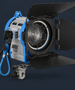 ARRI 300W Plus Tungsten Fresnel with Barn Doors + Stand