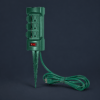 BESTTEN Outdoor Power Strip with Covers and Overload Protection Switch, Double S