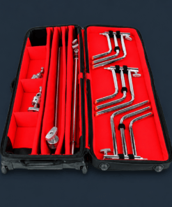 Matthews Cstand Rolling KitBag with (4) Stands