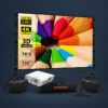 Movie Night Max Package with 1080p Projector, Screen, Stand and Bose Audio