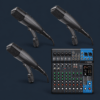 Podcast Pack (3) Sennheiser MD 421 Mics + Yamaha USB Mixer