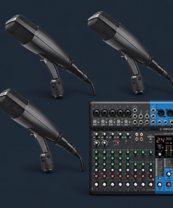 Podcast Pack (3) Sennheiser MD 421 Mics + Yamaha USB Mixer