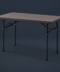 Sandusky 2 ft. L x 4 ft. W Brown Plastic Folding Table