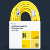 Thonapa 50 Foot Lighted Outdoor Extension Cord - 12/3 SJTW