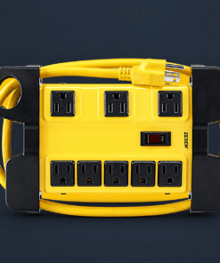ZESEN 8 Outlet Heavy Duty Metal Workshop Surge Protector