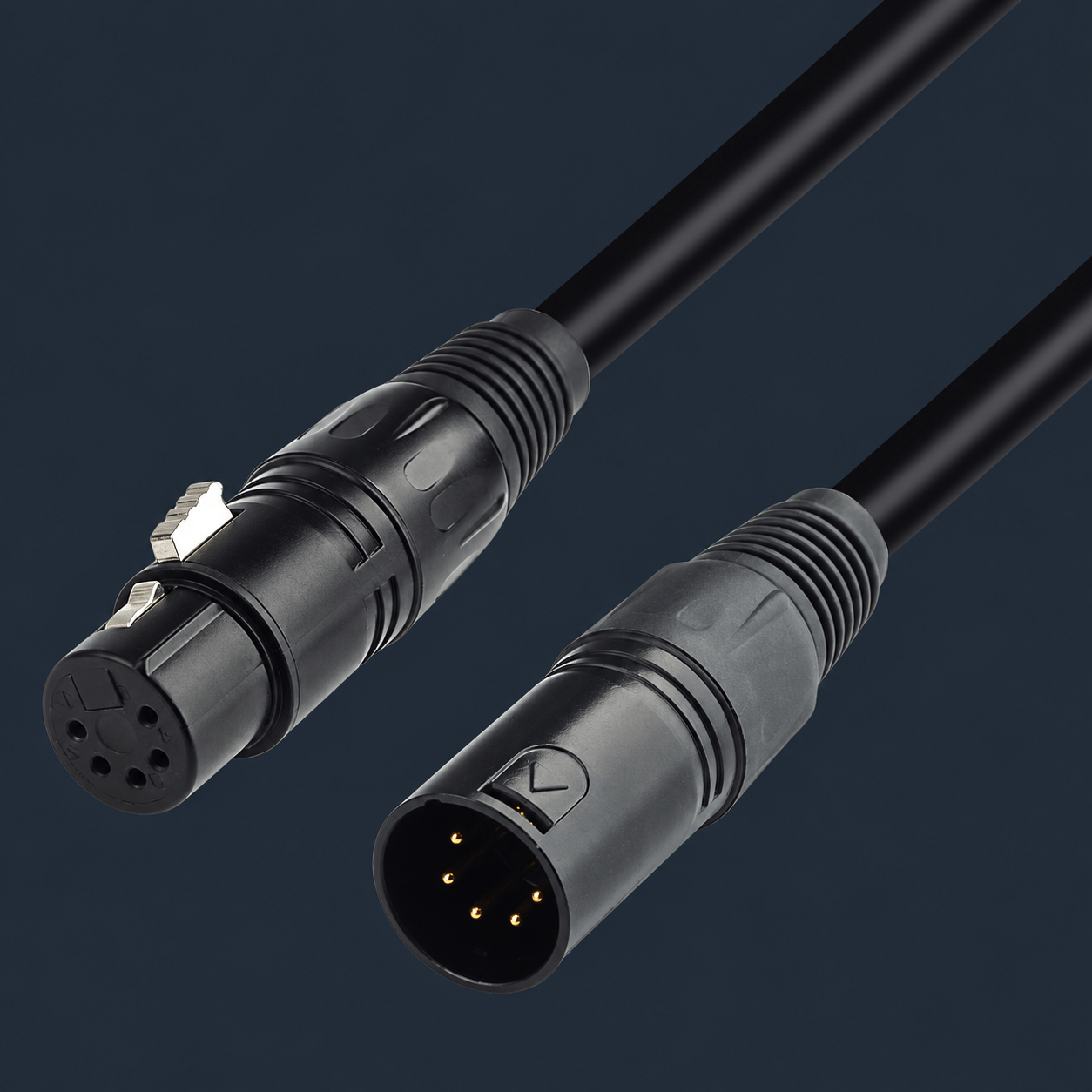 SiYear 5 ft Five-Pin DMX Lighting Cable