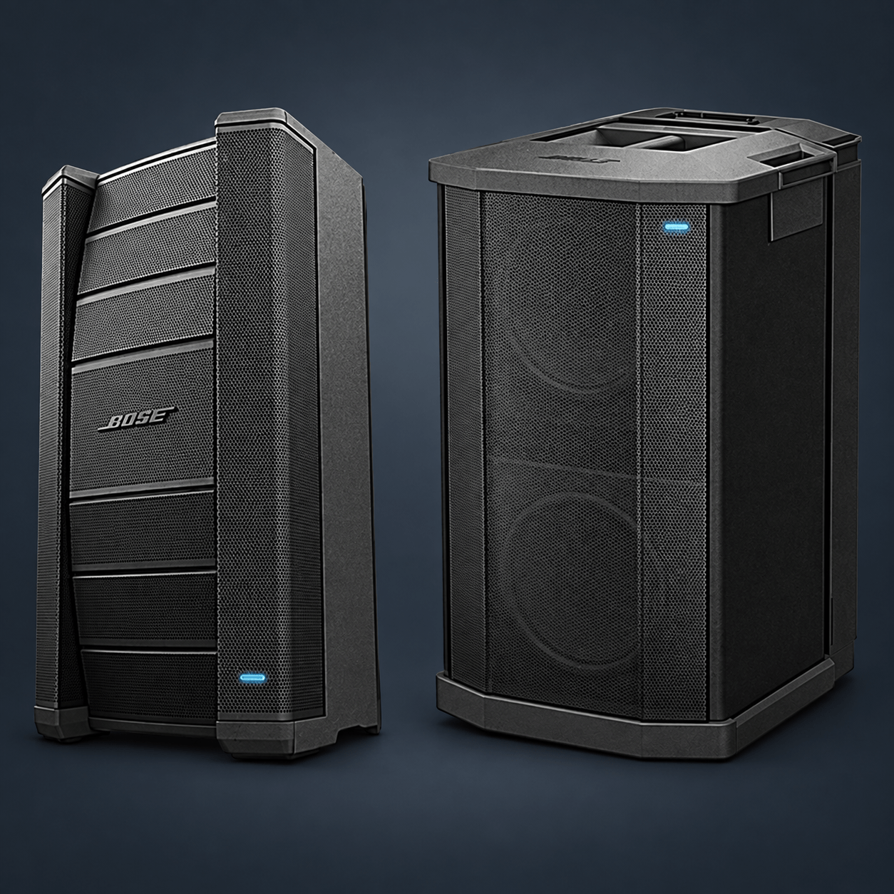 (2) pairs of Bose F1 812 Powered Flexible Array PA Speakers w/ Subwoofers