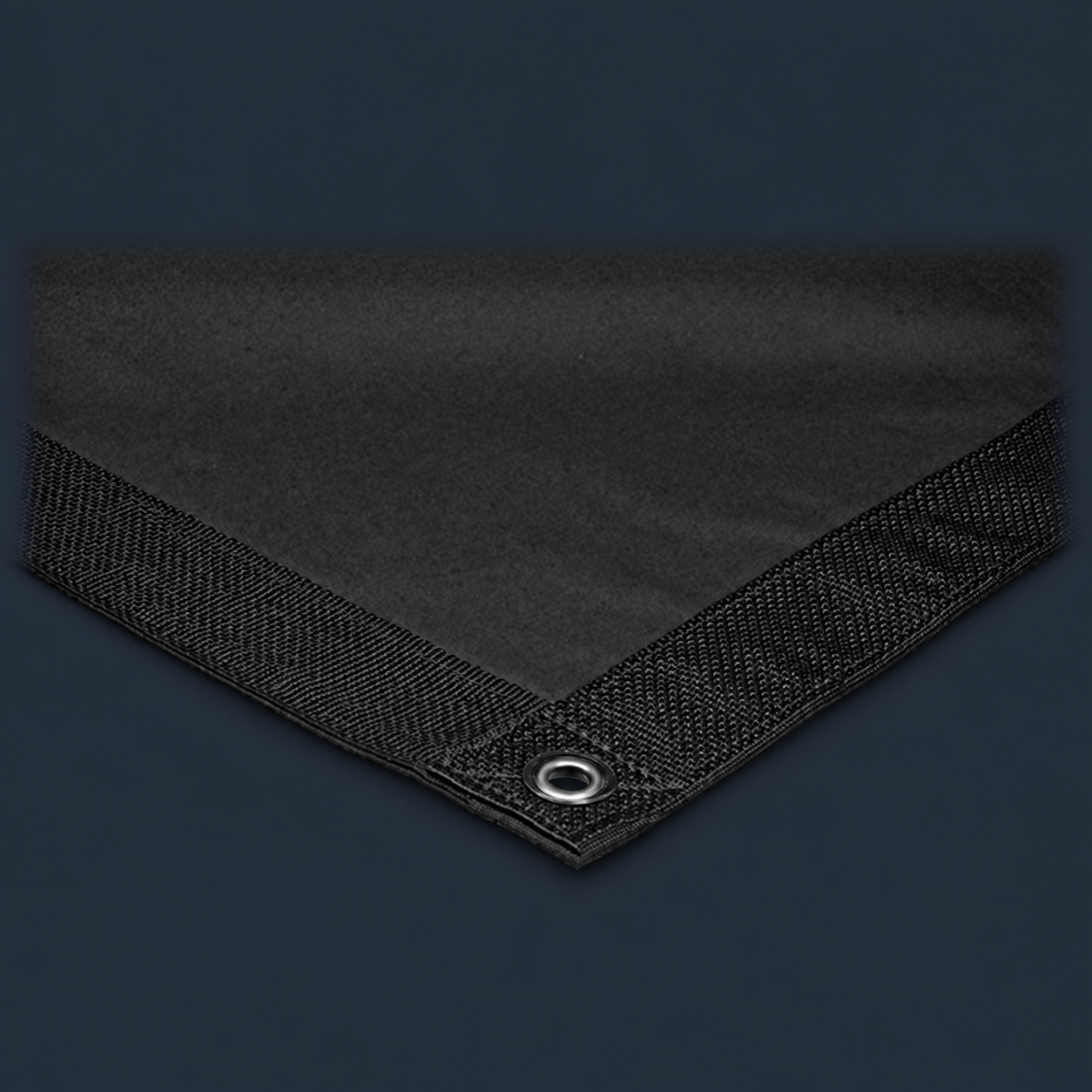 Matthews 8x8' Solid Black Overhead Fabric for lighting