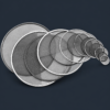 Matthews 7-3/4" Full Double Stainless Steel Diffusion Disc for film lighting