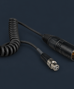 Shure WA451 TA3-F to XLR-M cable for audio rental